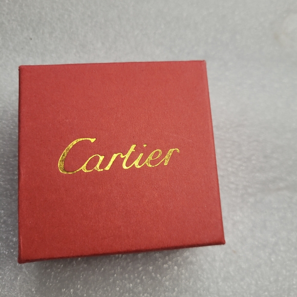 Cartier Red Gift Box with Gold Lettering - Picture 2 of 12